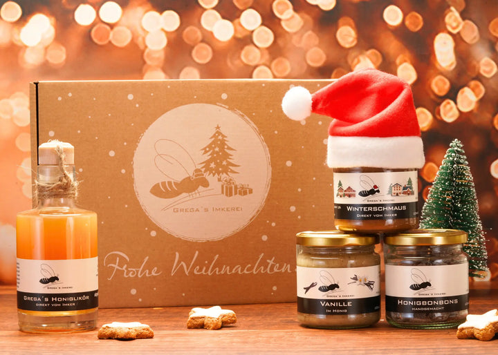 Honig Geschenkbox zu Weihnachten von Grega´s Imkerei