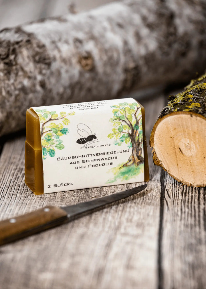 Versiegelung aus Bienenwachs für den perfekten Baumschnitt .