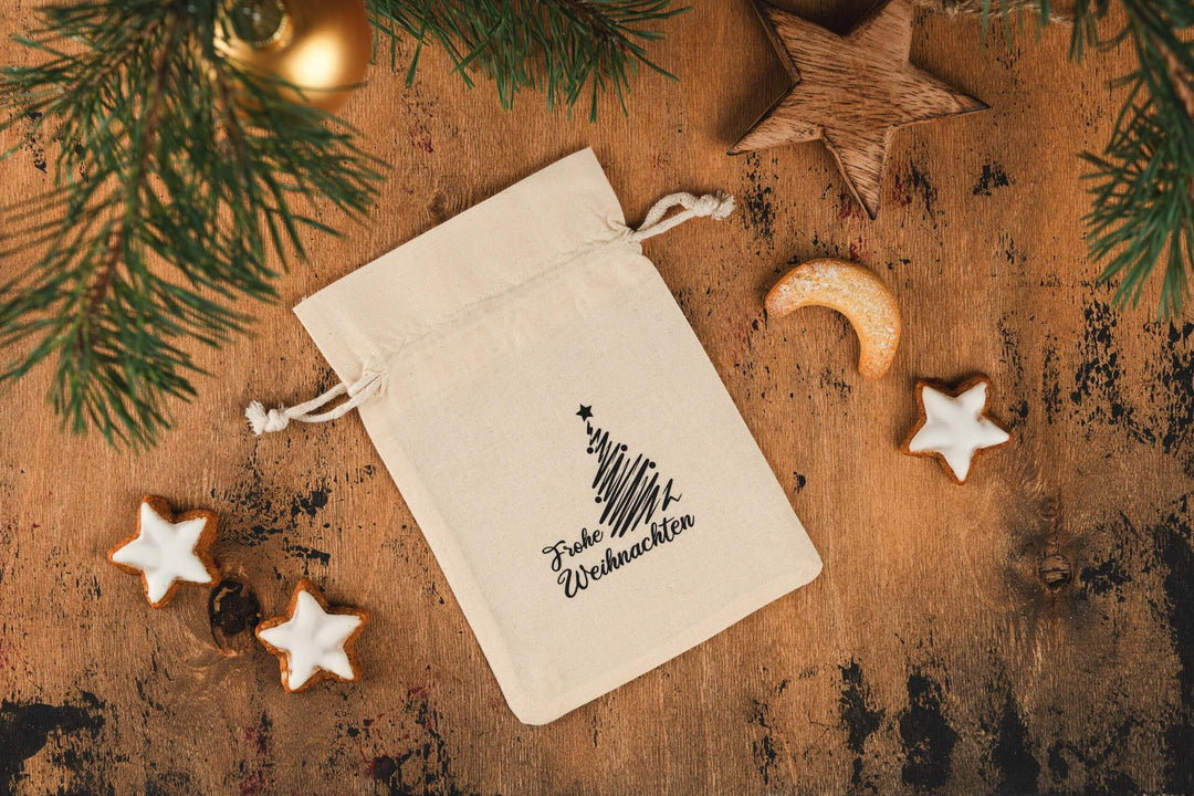 Honigglas Geschenk im Säckchen