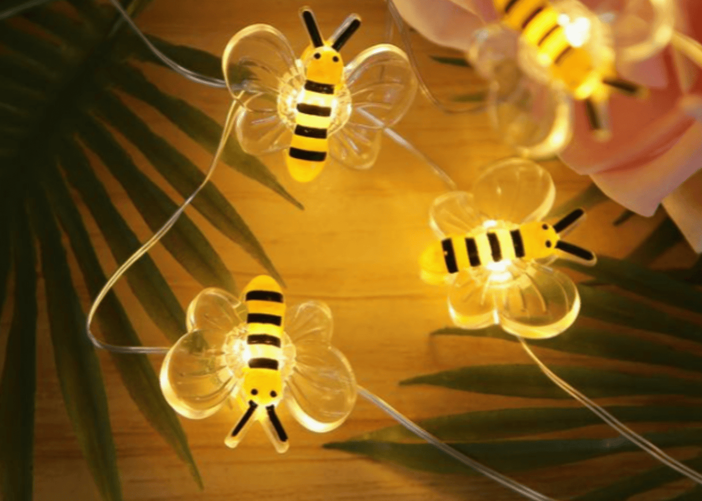 Bienen Lichterkette