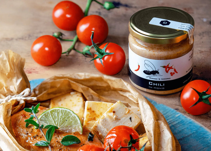 Scharfer Honig mit Chili vom Imker