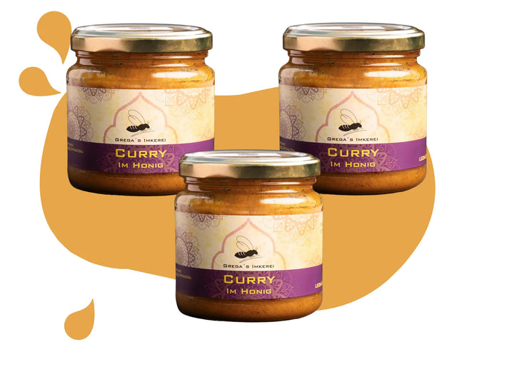 3er Vorteilsset Curry im Honig
