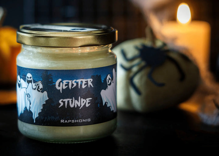 Halloween Honig direkt vom Imker Geisterhonig weißer Rapshonig
