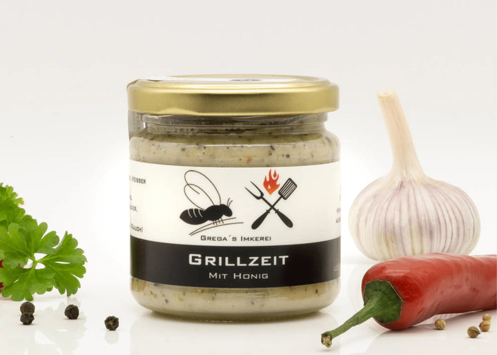 Honig zum Grillen mit Gewürzen