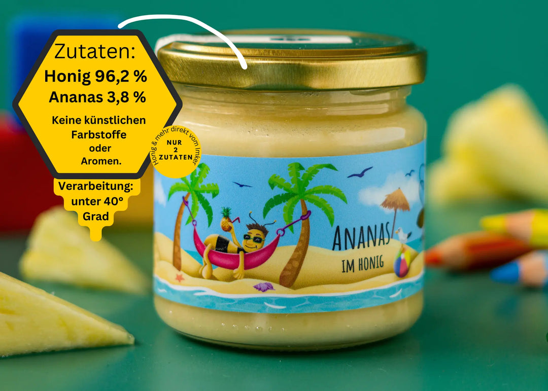 Honig für Kinder mit Ananas im Honig