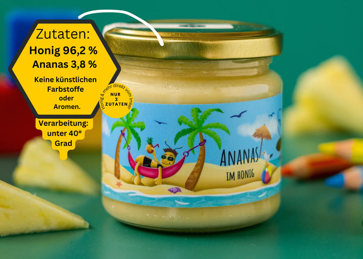 Honig für Kinder mit Ananas im Honig
