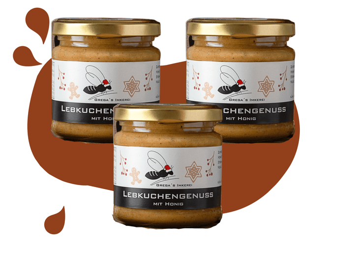 3er Vorteilsset -4% Rabatt Lebkuchengenuss mit Honig