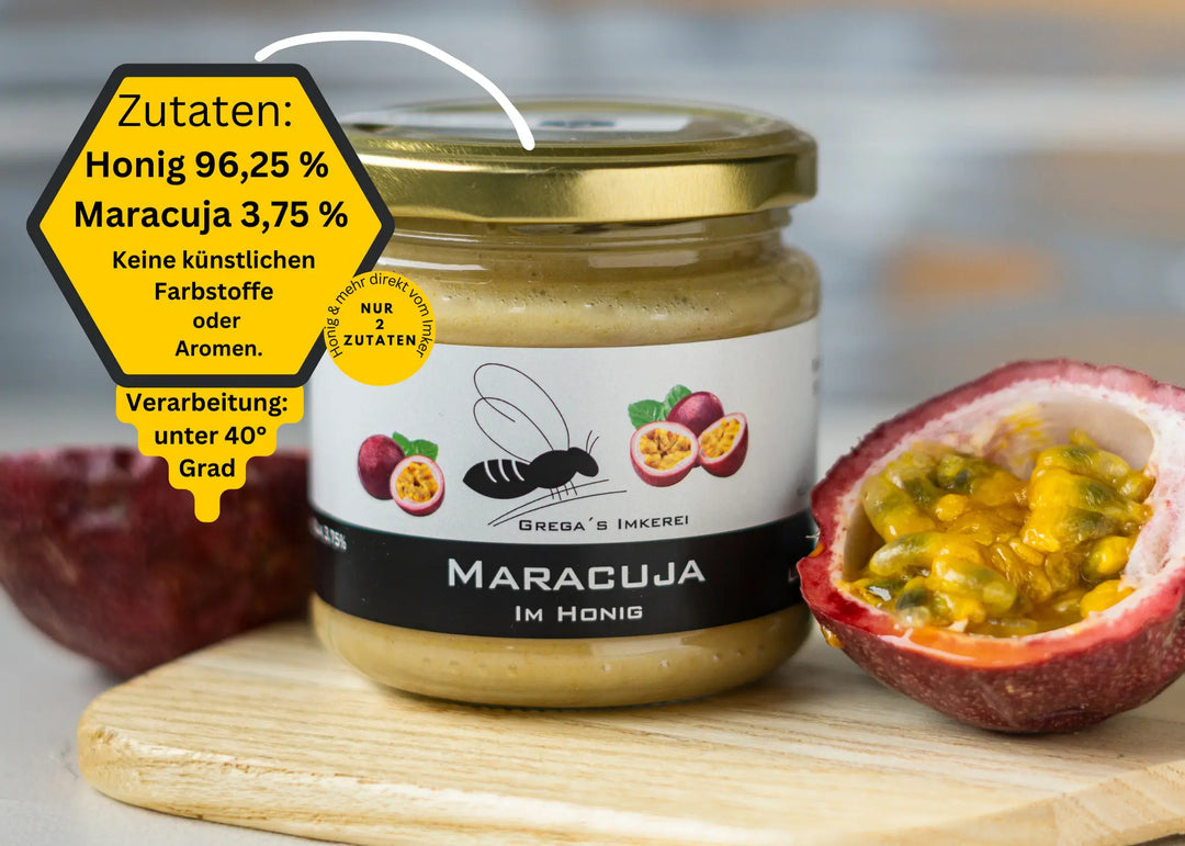Honig mit Maracuja