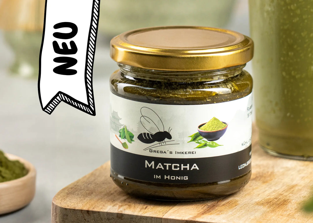 Neu im Sortiment Matcha im Honig