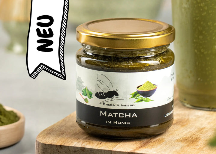 Neu im Sortiment Matcha im Honig