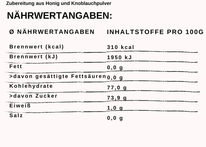 Knoblauch im Honig 250g