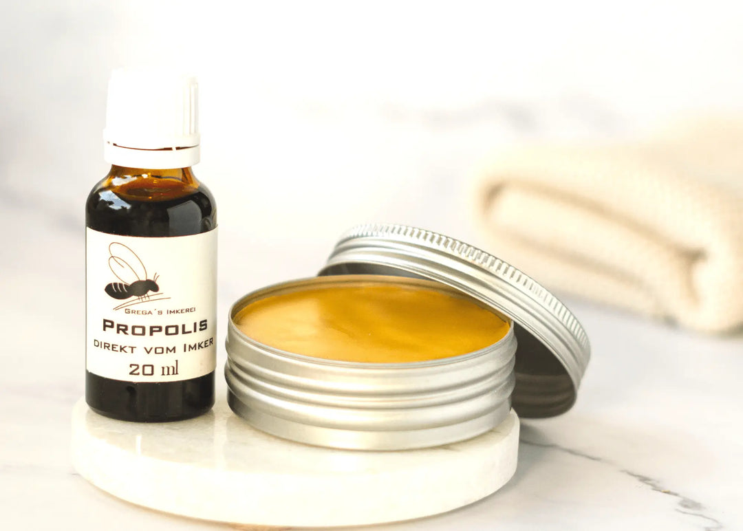 Propolis tropfen mit einem Produkt aus dem Bienenvolk zum Sparpreis direkt vom Imker