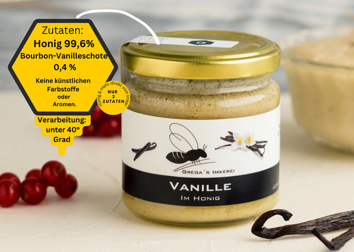 Vanille im Honig direkt vom Deutschen Imker