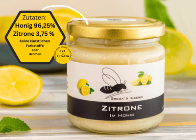 Zitrone im Honig von Grega´s Imkerei