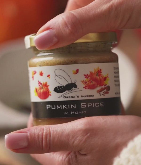Pumpkin Spice Honigglas von Grega´s Imkerei