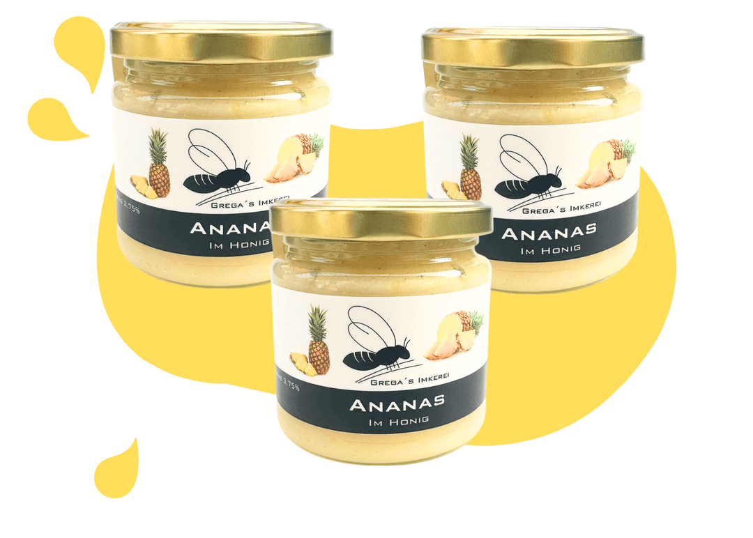 Ananas im Honig 3er Vorteilsset
