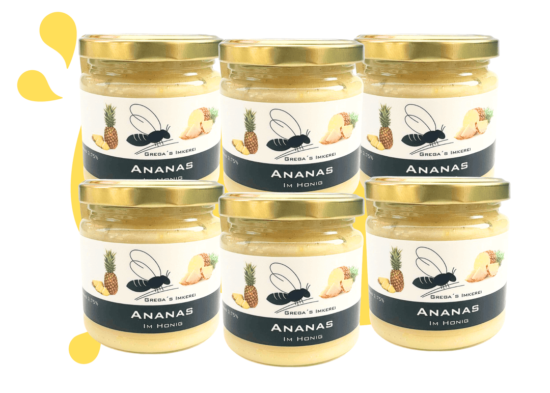 Ananas im Honig 6er Vorteilsset