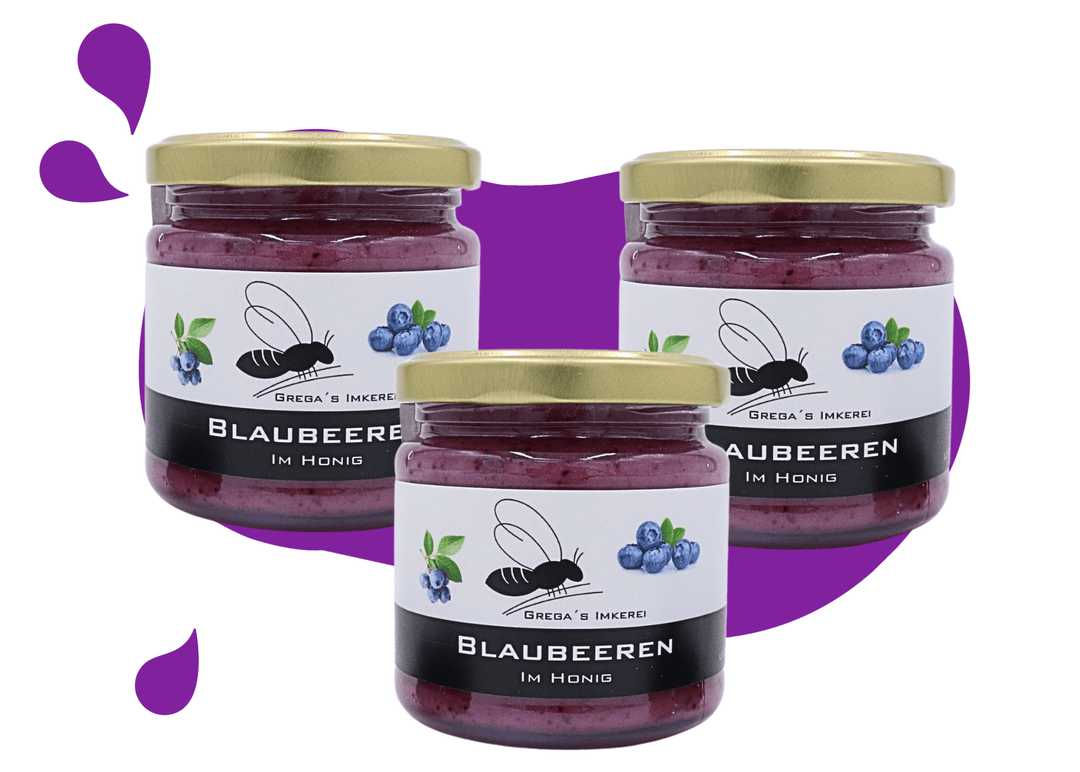Blaubeeren im Honig 250g