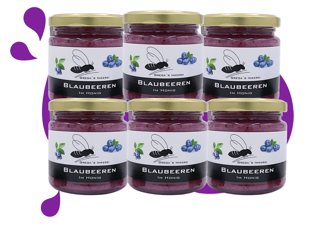 Blaubeeren im Honig 250g