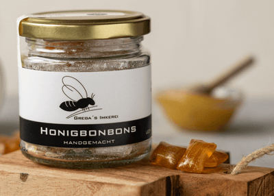 Honigbonbons vom Imker hochwertige Bonbons ohne künstliche Farbstoffe oder künstliche Aromen. Honigbonbons nach alter Handwerkstradition hergstellt.