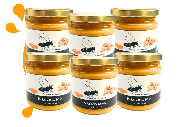 Kurkuma im Honig 6er Vorteilsset