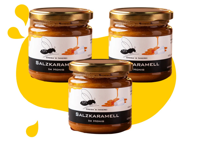 Salzkaramell im Honig 250g 3er Vorteilsset