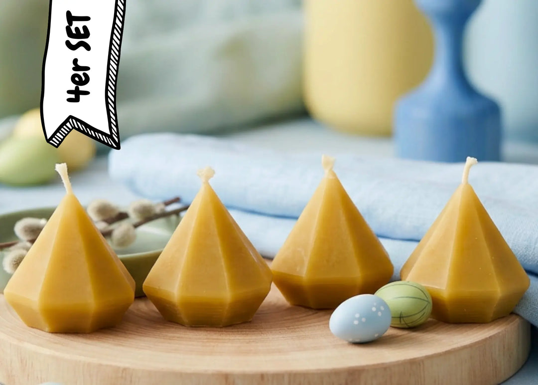 Diamanten Kerzen 4er SET