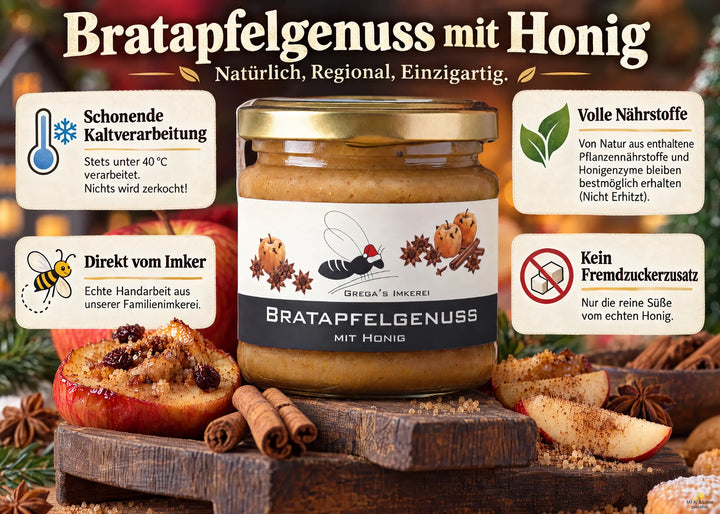 Bratapfelaufstrich vom Imker