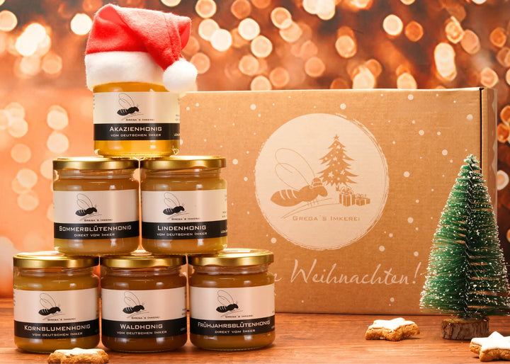 Deutscher Honig Geschenkset 6er direkt vom Imker