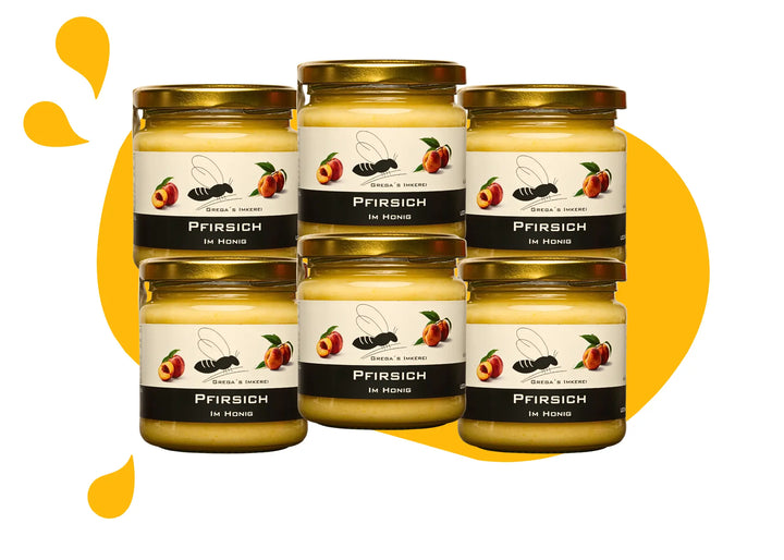 6er Pfirsich im Honig Vorteilsset