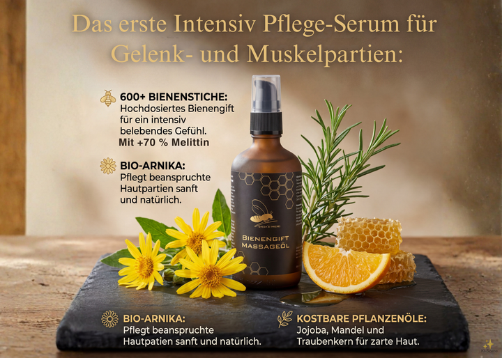 Bienengift Massageöl