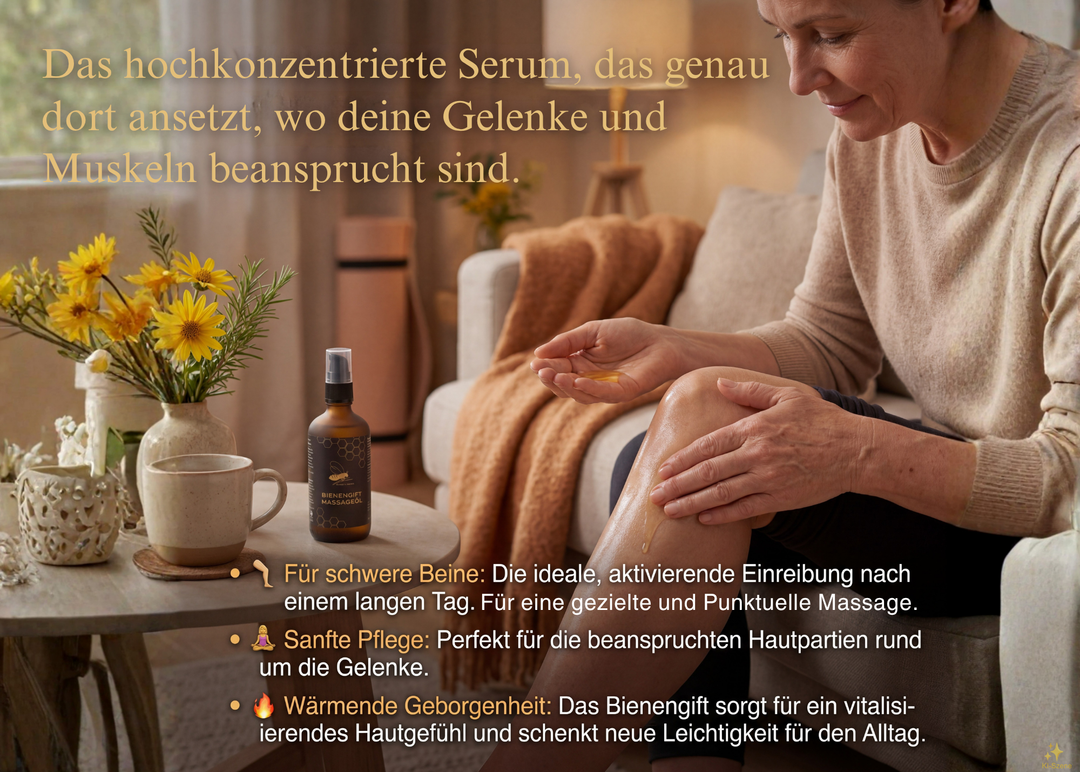 Bienengiftsalbe öl für Gelenke und Muskelpartin