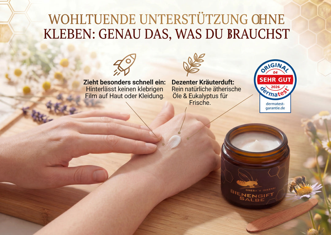 Bienengiftsalbe diekt vom Imker