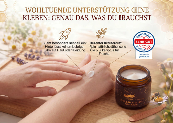 Bienengiftsalbe diekt vom Imker