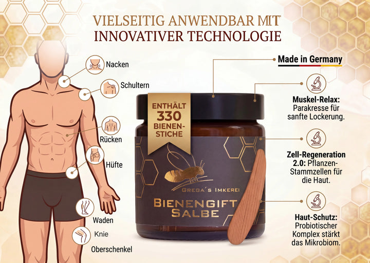 Bienengiftsalbe Gelenke und Muskeln