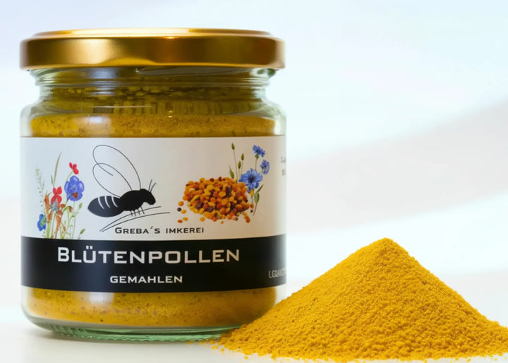 Blütenpollen pulverisiert gemahlen
