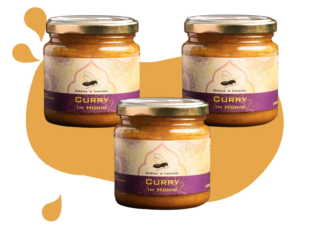 3er Vorteilsset Curry im Honig 