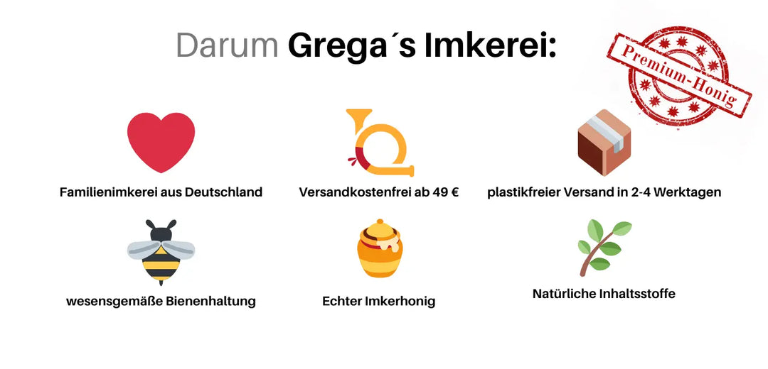 Darum bei Grega´s Imkerei einkaufen 6 Gründe für Grega´s Imkerei