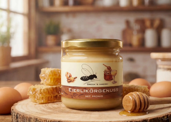 Eierlikörgenuss mit Honig vom Imker