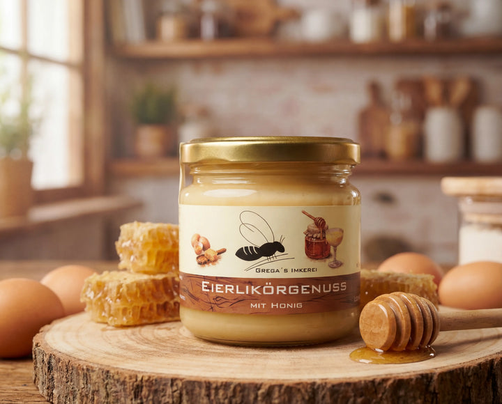 Eierlikörgenuss mit Honig vom Imker