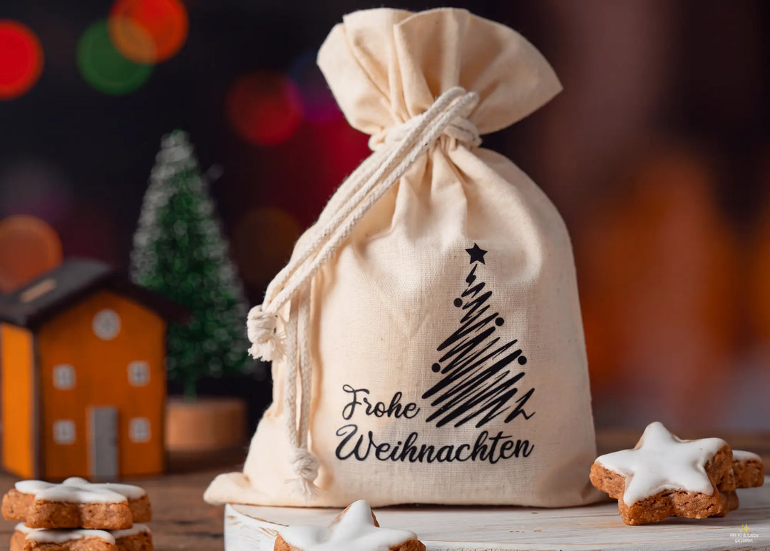Frohe Weihnachten Geschenksäckchen