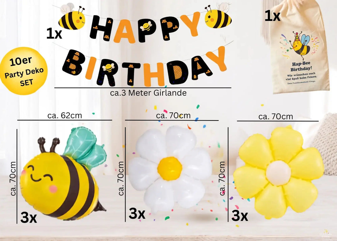 Bienen Party Geburtstagsdeko set