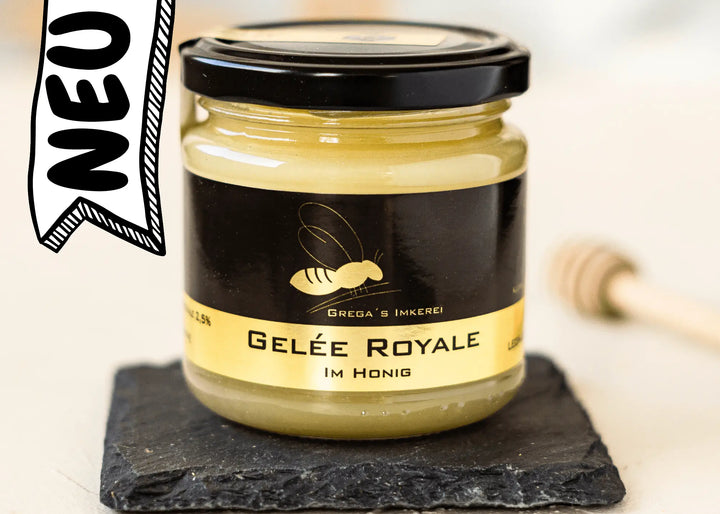 Glas Gelee Royal im Honig direkt vom Imker aus der nähe