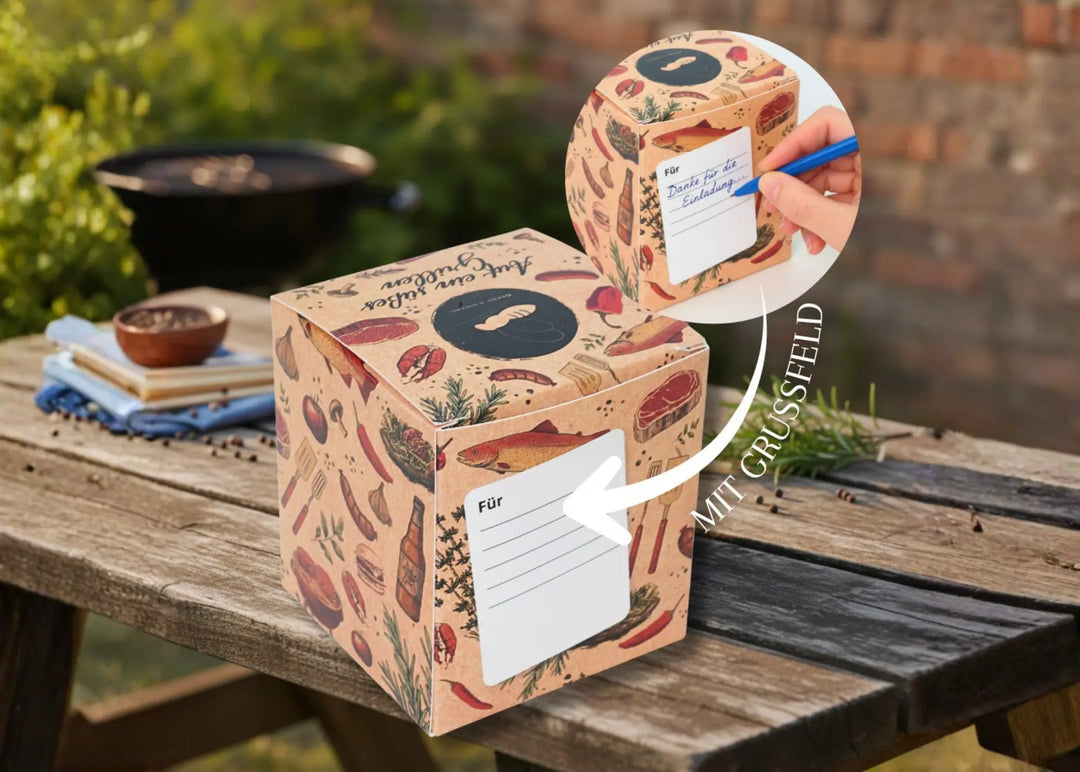 Geschenke Karton BBQ