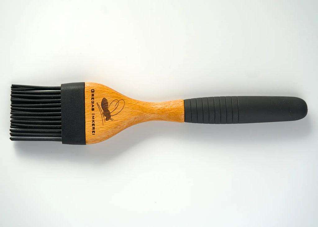 Grillpinsel mit Buchenholz mit Silikonkopf