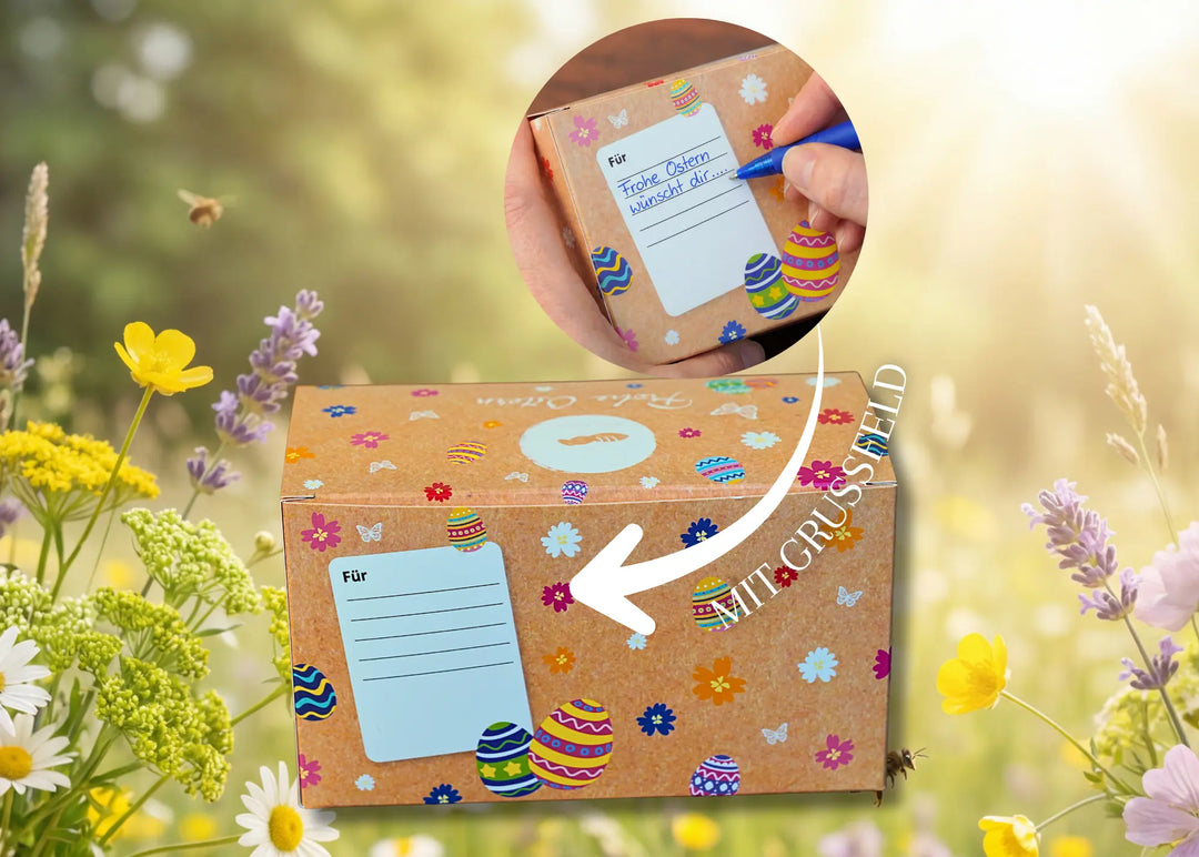 Rückseite mit Grußfeld