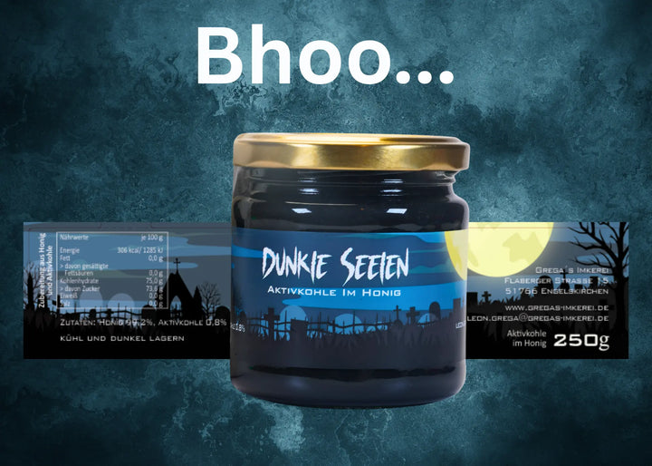 Halloween Honig schwarz