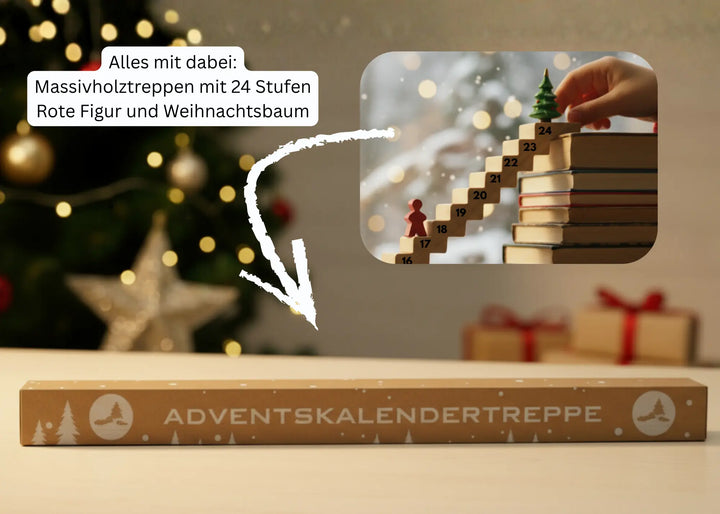 Holz Adventskalender für Kinder ab 3 Jahre