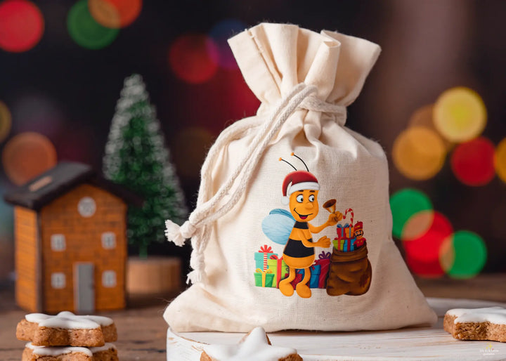 Weihnachtliches Bienen Säckchen