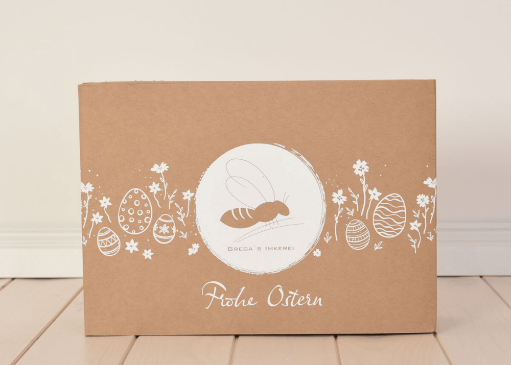 Honig Geschenke Box vom Imker zu Ostern
